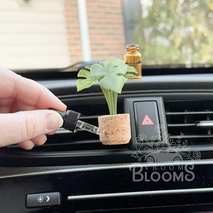 Monstera Car Vent Clip