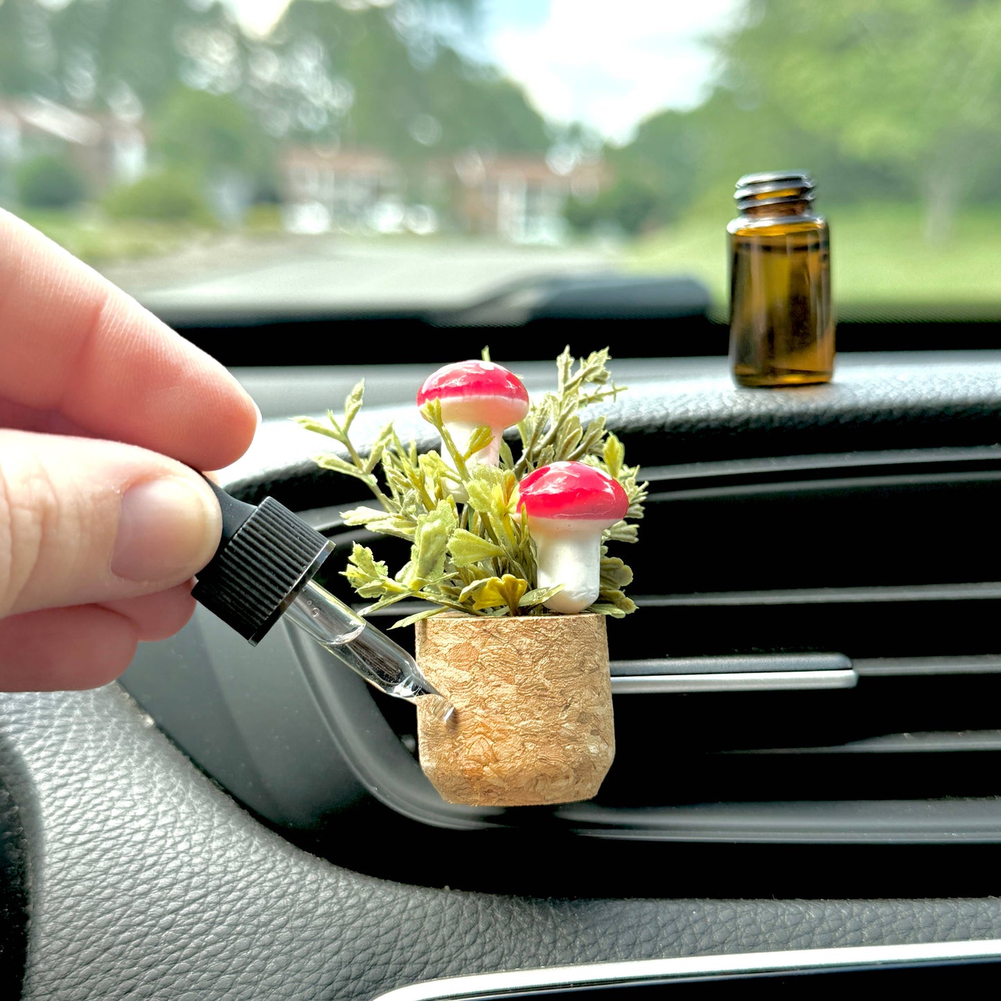Mushroom Car Vent Clip