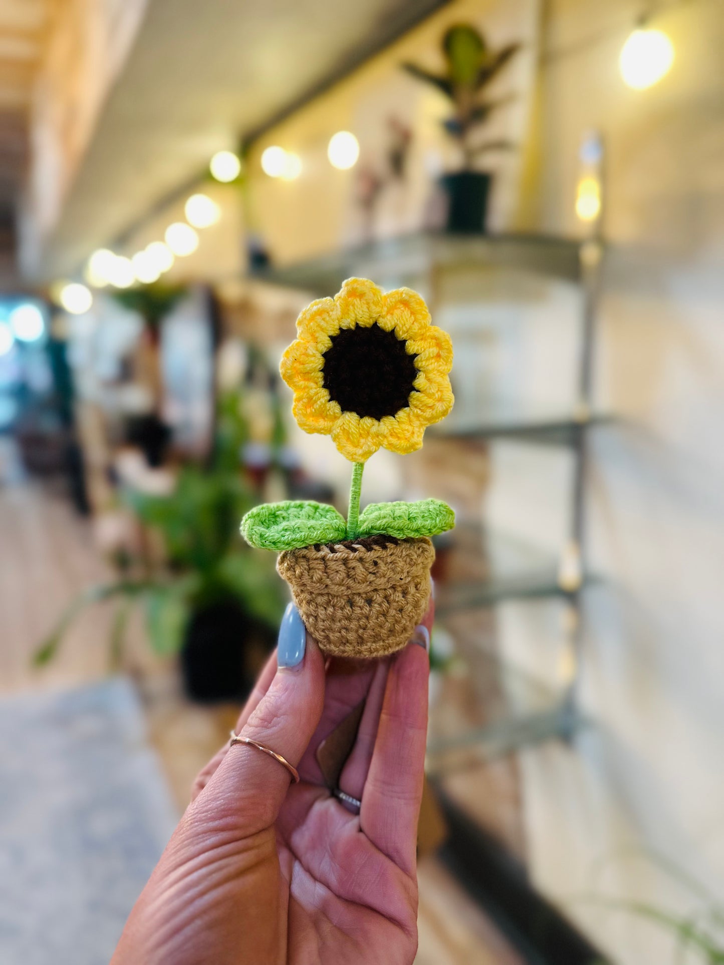 Crocheted Sunflower