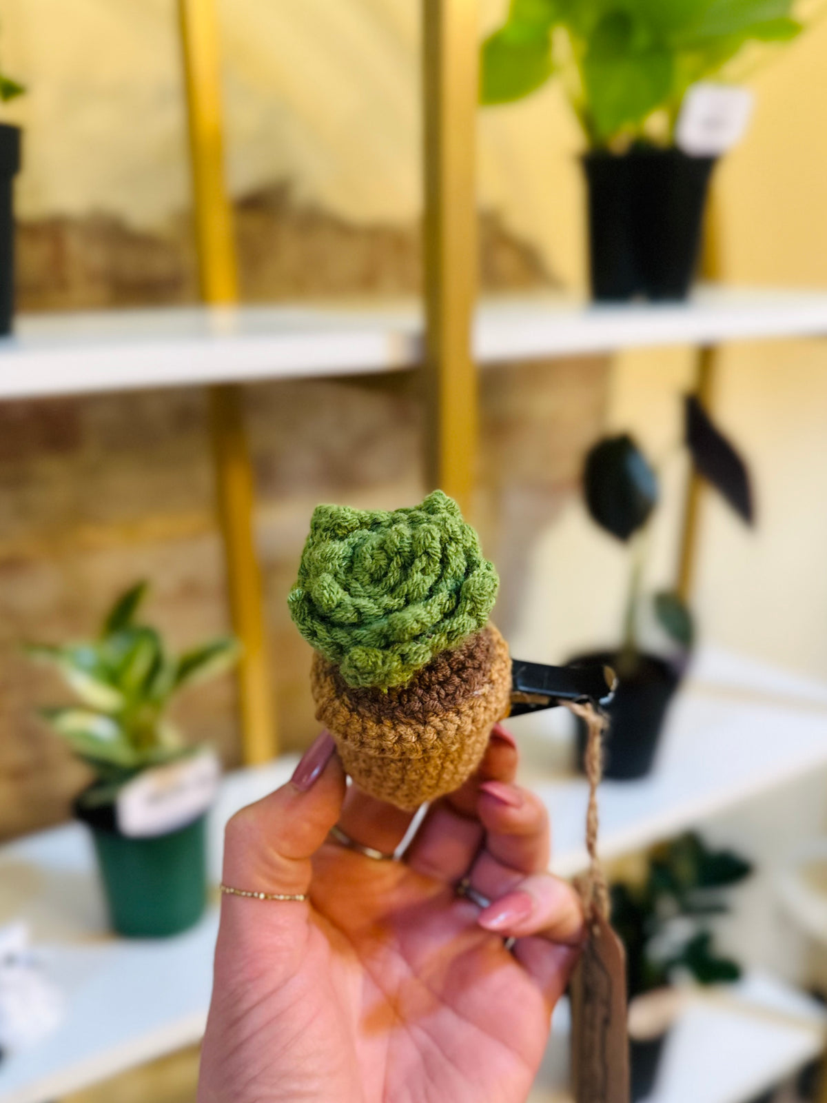 Crocheted Car Vent Clip