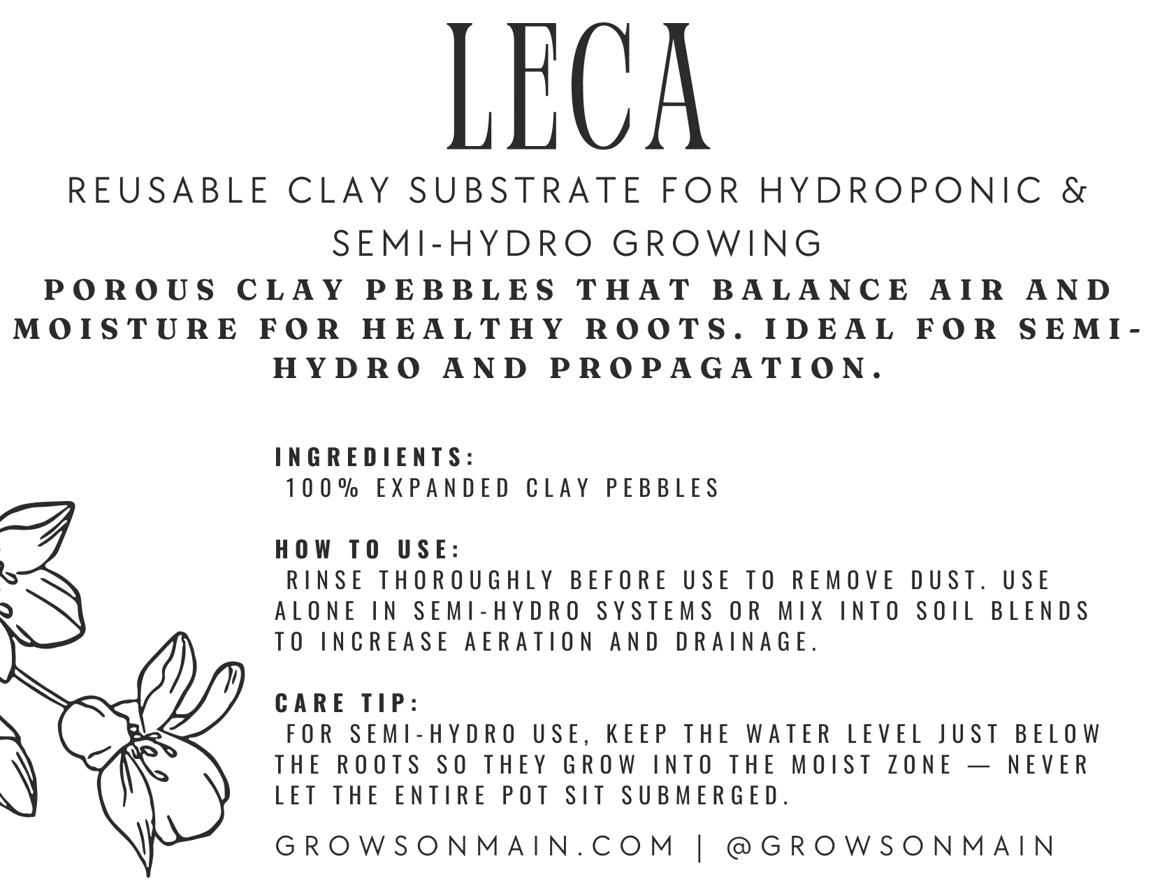 semi-hydro potting mix LECA