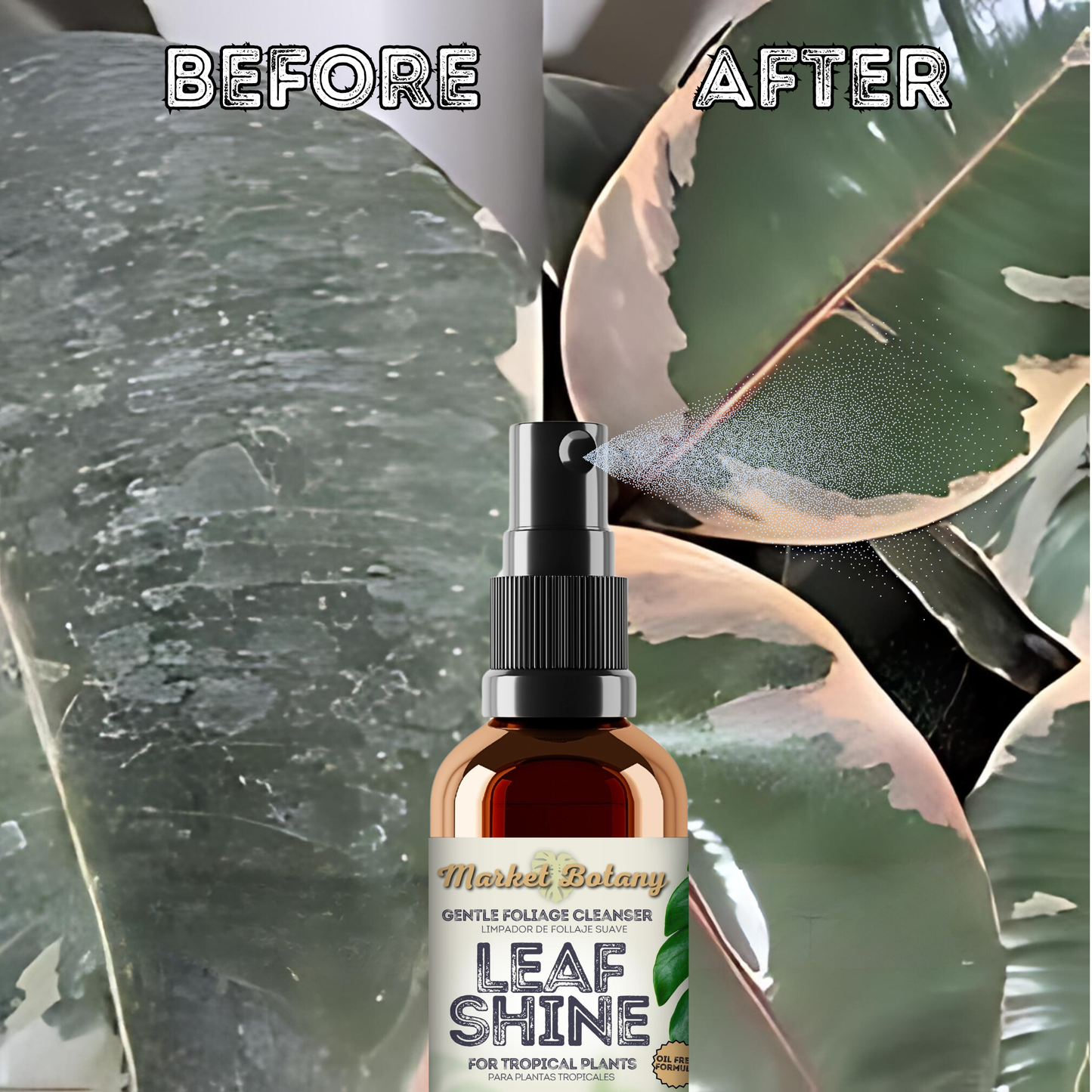Leaf Shine - Gentle Foliage Cleanser for Houseplants
