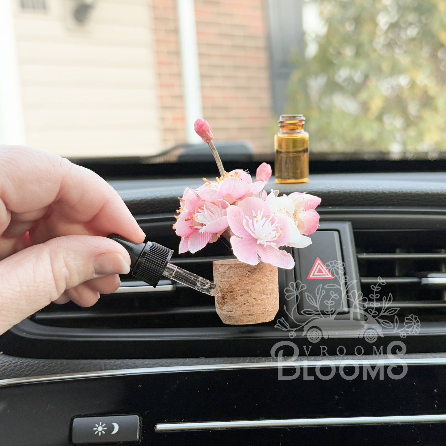 Pink Cherry Blossom Car Vent Clip - Bahama Mama