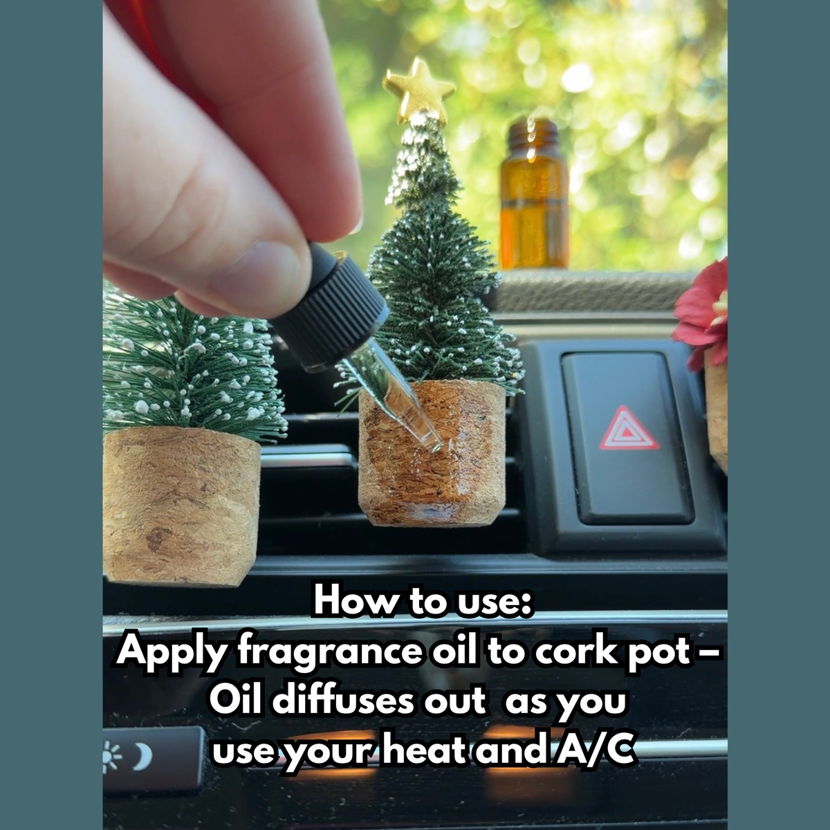 Large Christmas Tree Car Vent Clip