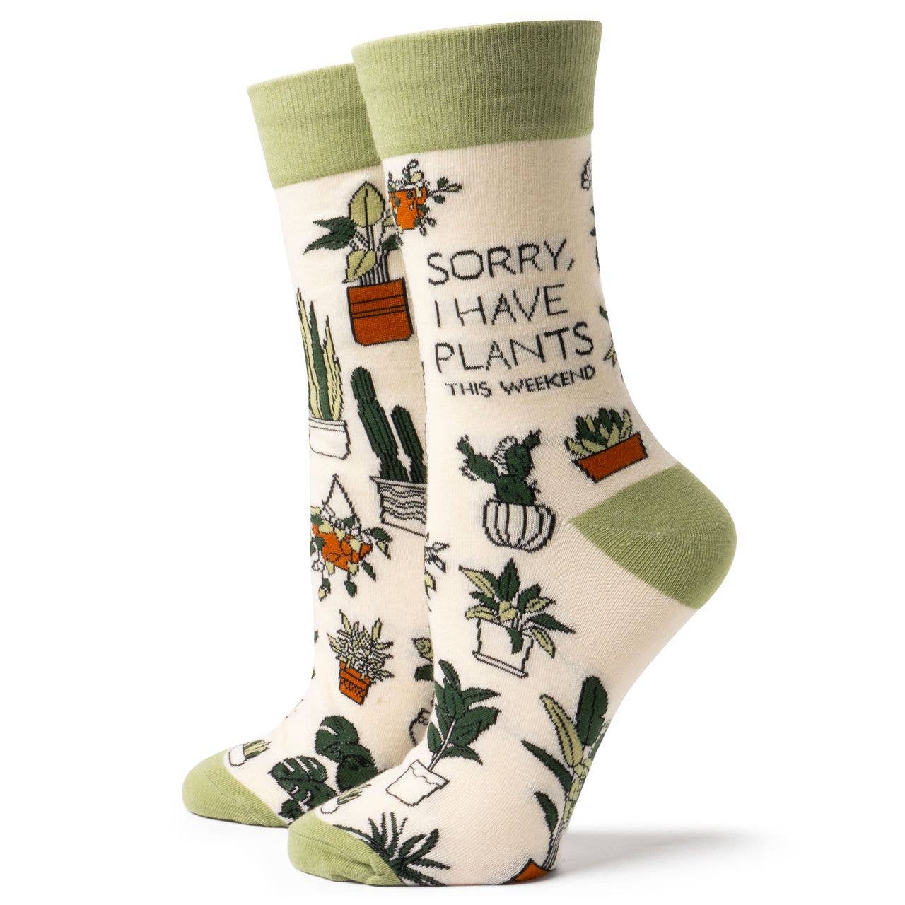 Two Left Feet® Socks Open Stock: Plant Therapy / Big