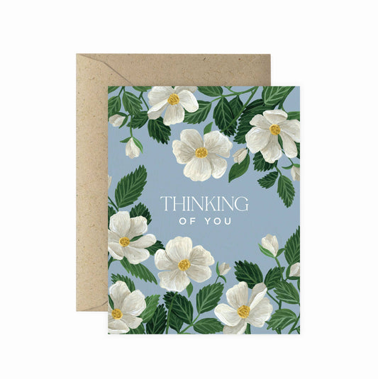 Rosa Thinking of You Sympathy Greeting Card