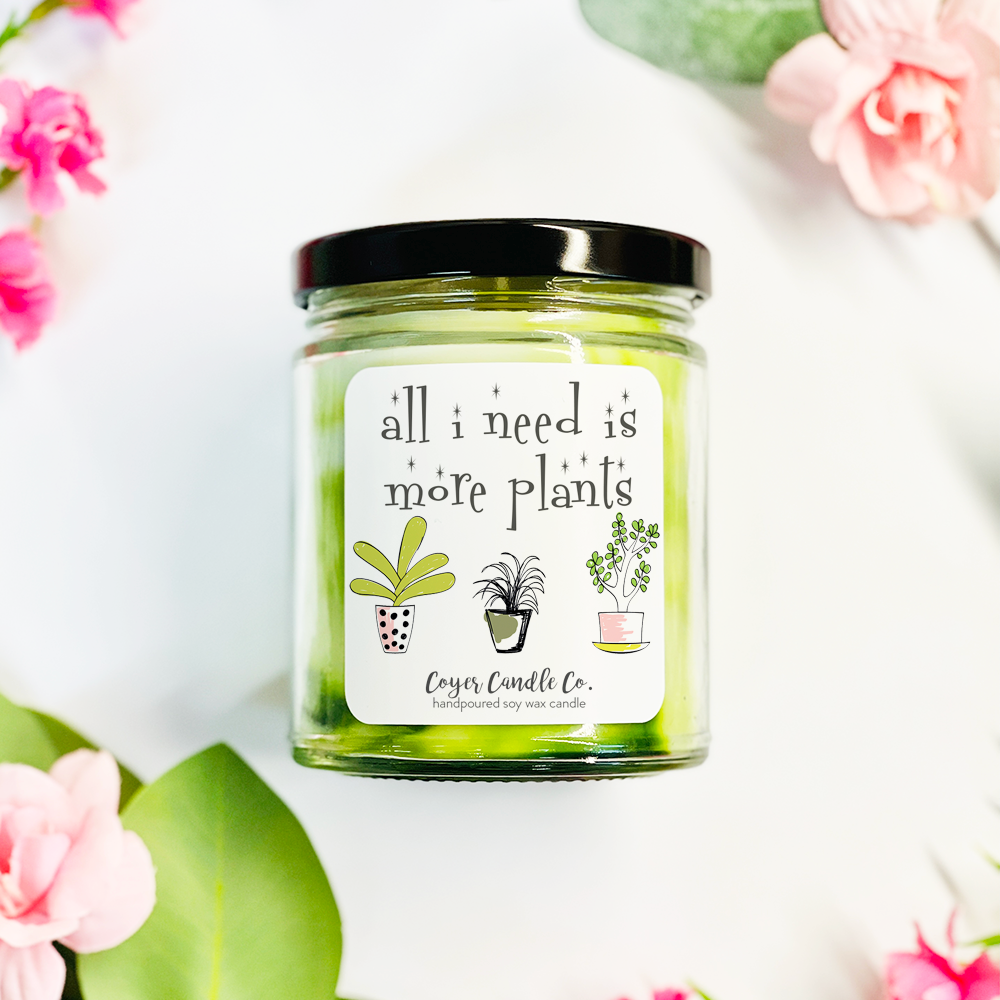 9 oz Jar Candle - Plants!: Crazy Plant Lady / Citrus Sage