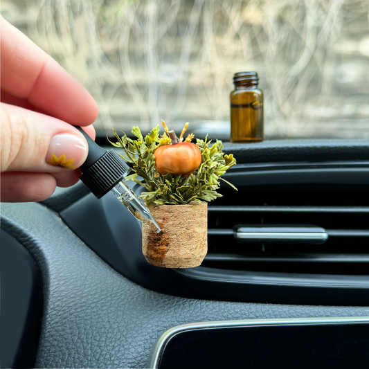 Pumpkin Patch Car Vent Clip
