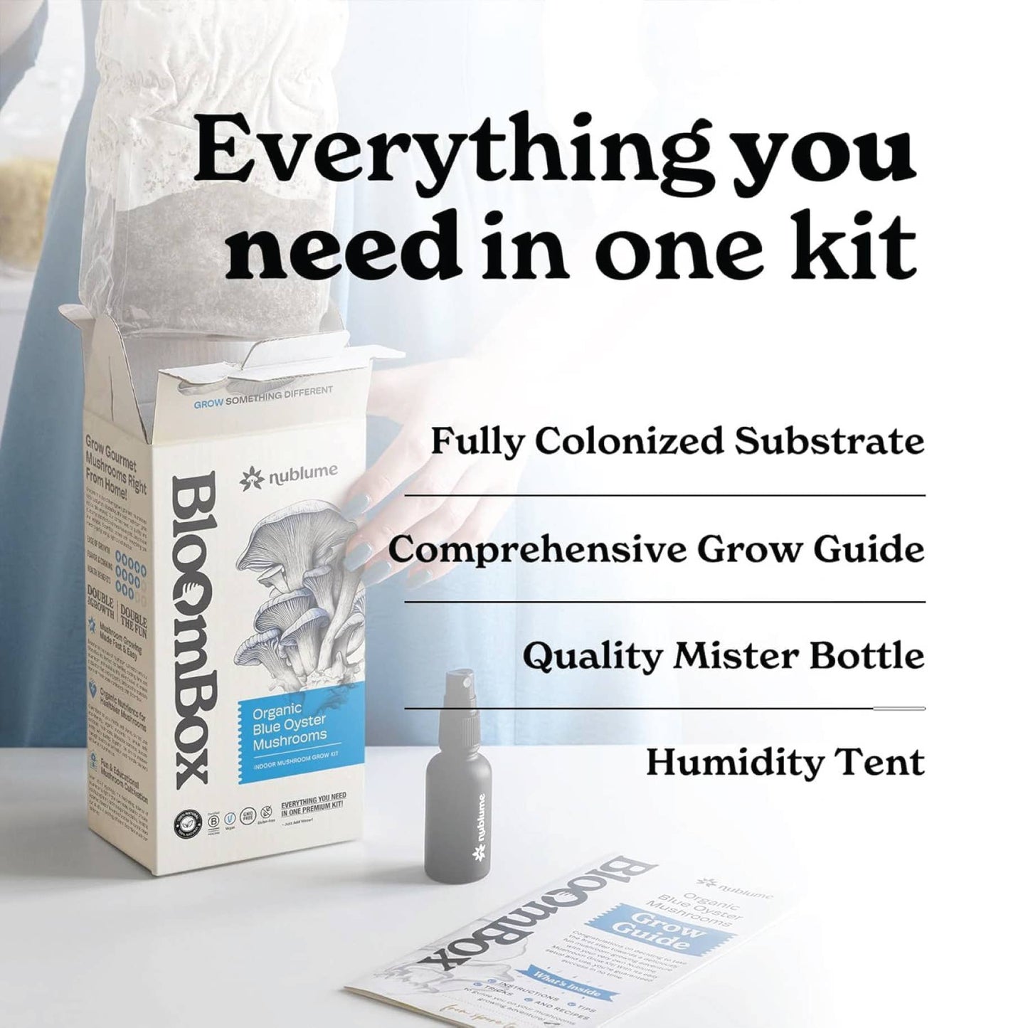 Blue Oyster Mushroom Grow Kit
