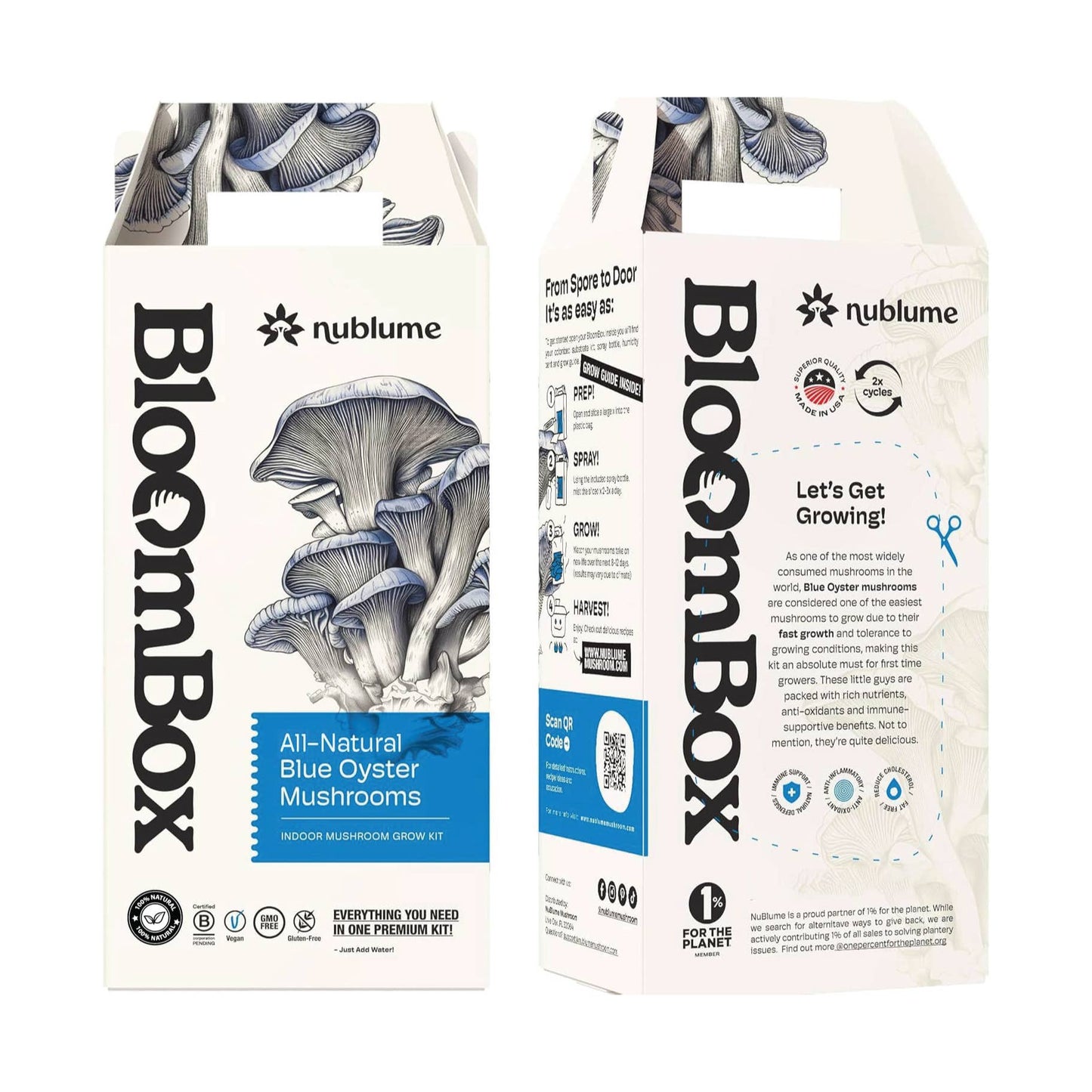 Blue Oyster Mushroom Grow Kit