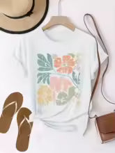 White Flower T-Shirt