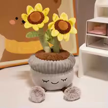 Happy Sunflower Plushie