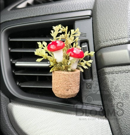 Mushroom Car Vent Clip