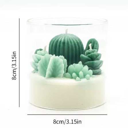 Succulent Cactus Candle