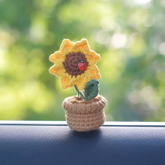 Crocheted Sunflower
