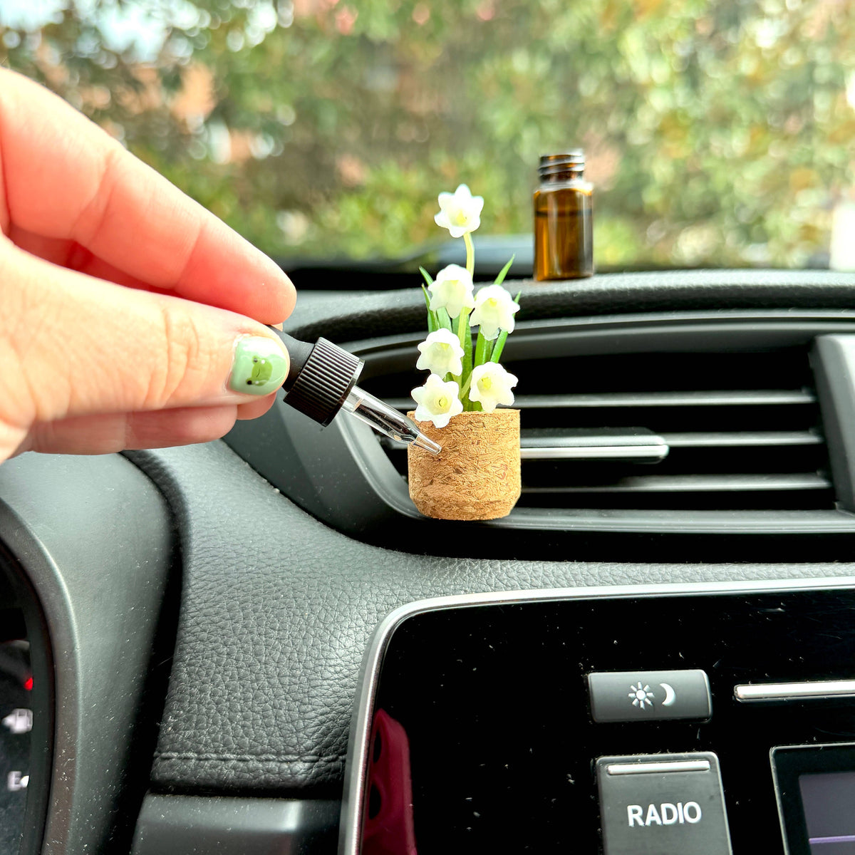 Lily of the Valley Car Vent Clip