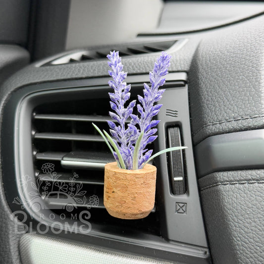 Lavender Car Vent Clip - Pink Sugar Crystals