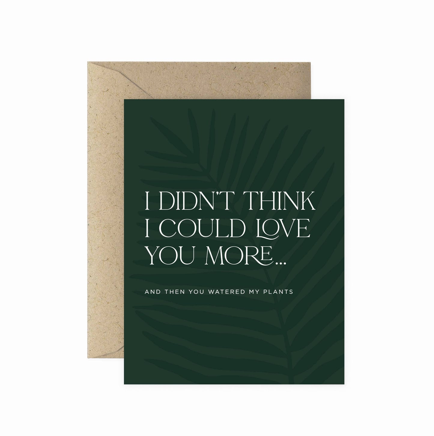 Watered Plants Card