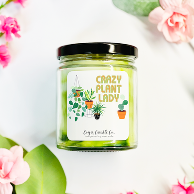 9 oz Jar Candle - Plants!: Crazy Plant Lady / Citrus Sage